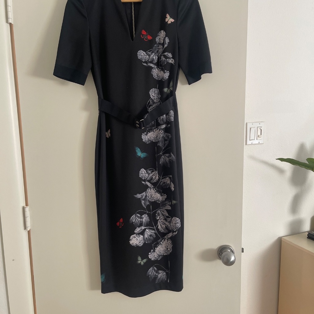 TED Baker butterfly dress - Picture 2 of 4